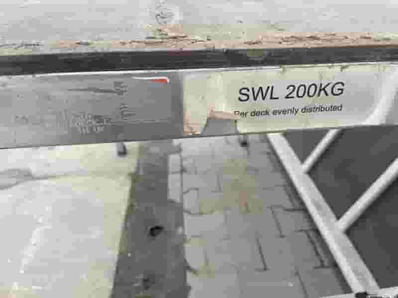 Podest roboczy 90 cm rusztowanie aluminiowe podest BHP MOCNY - Photo 5
