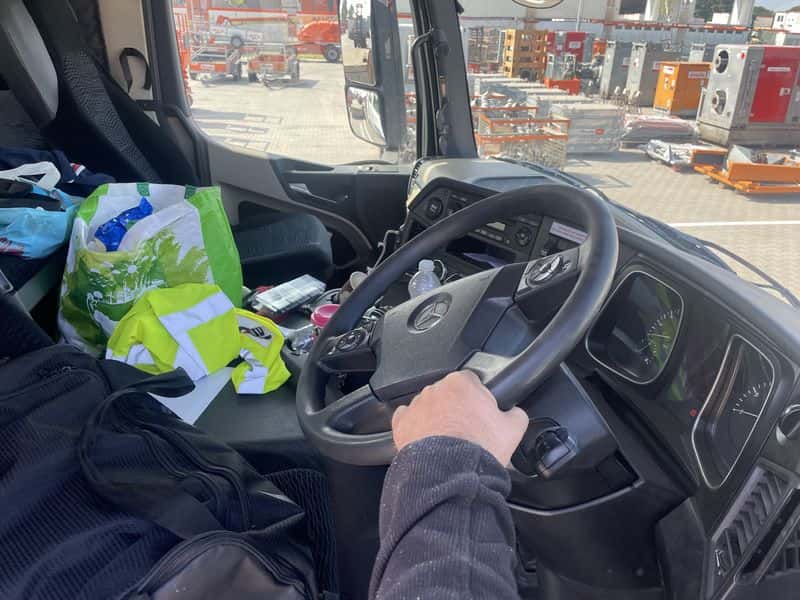 Samochód ciężarowy ciągnik siodłowy  Mercedes Actros Anglik - Thumbnail 4