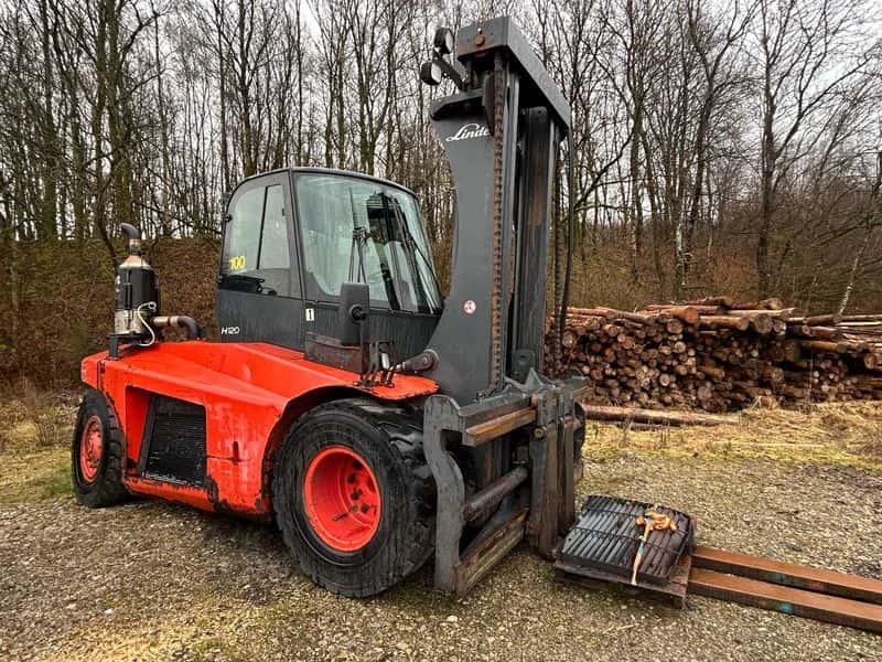 Wózek widłowy Linde  H120D 12TON maszt STANDARD -2009 r - Thumbnail 4