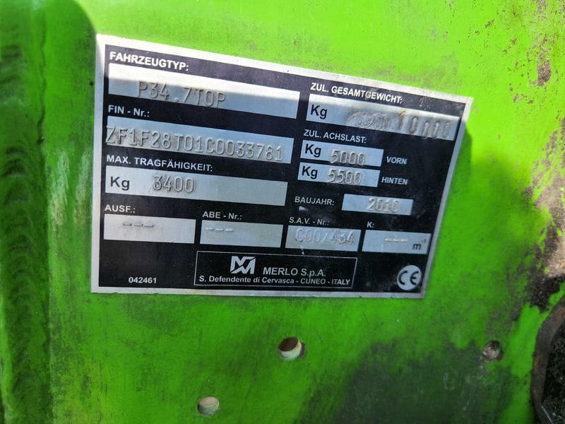 Ładowarka na części Merlo P34.7 TOP - mosty, silnik ramię kabina, koła - Photo 3