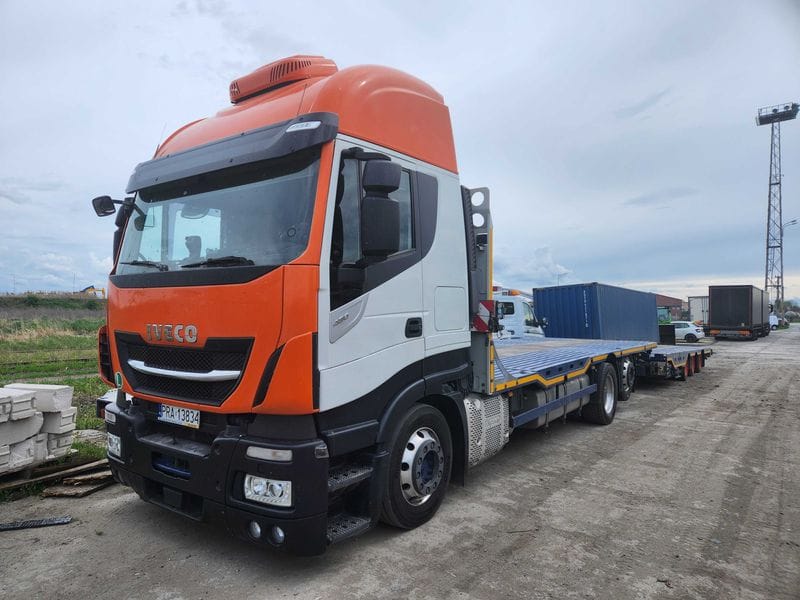 Usługi transportowe niskopodwozie-transport maszyn budowlanych,ciągnik - Photo 4