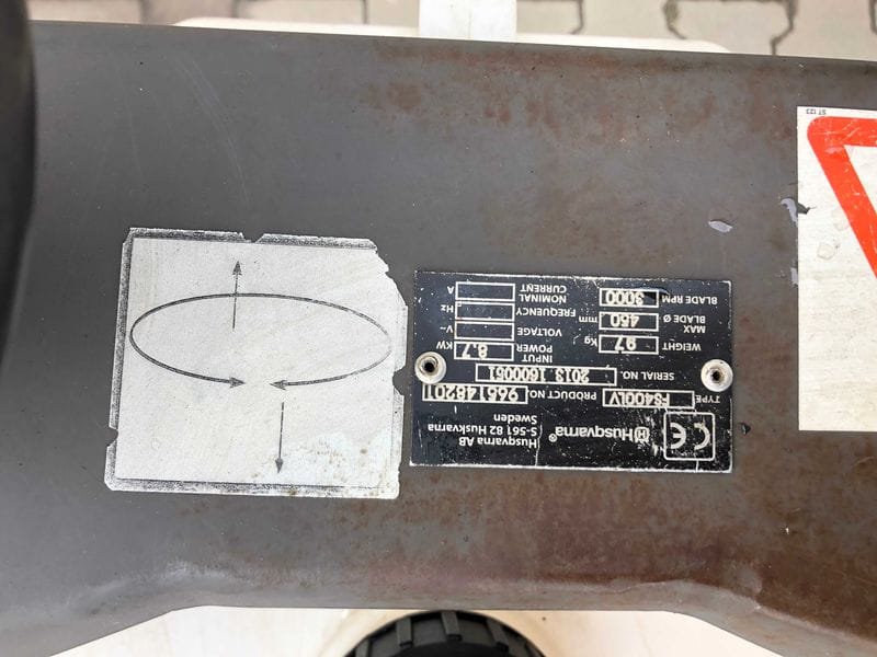 Piła na wózku Husqvarna, 450 tarcz - Photo 4