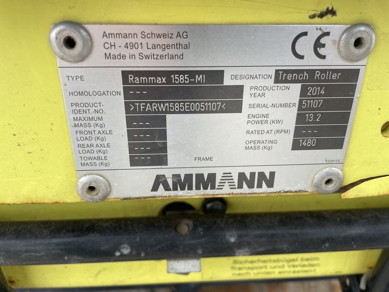 Walec wibracyjny Ammann Rammax 1585 MI - Photo 2