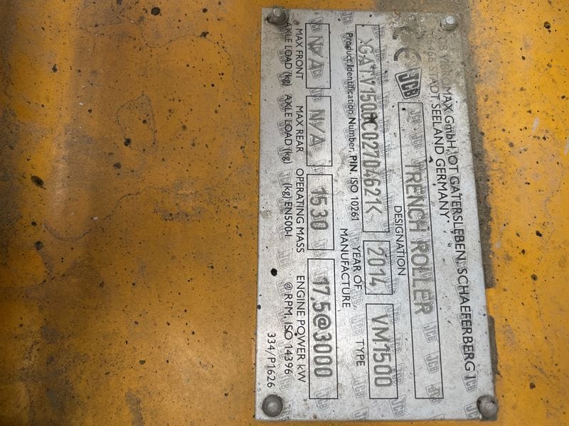 Walec wibracyjny kołkowy JCB VM 1.500 - Photo 2