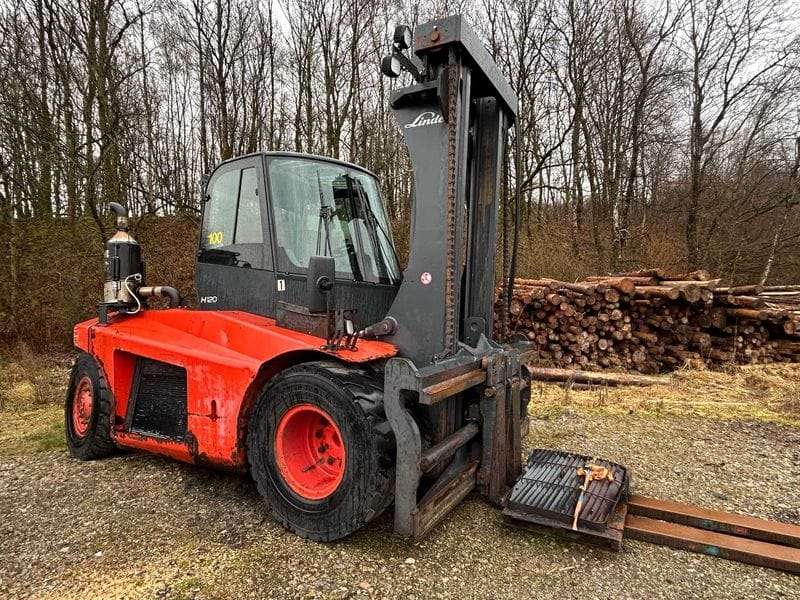 Wózek widłowy Linde  H120D 12TON maszt STANDARD -2009 r - Photo 4