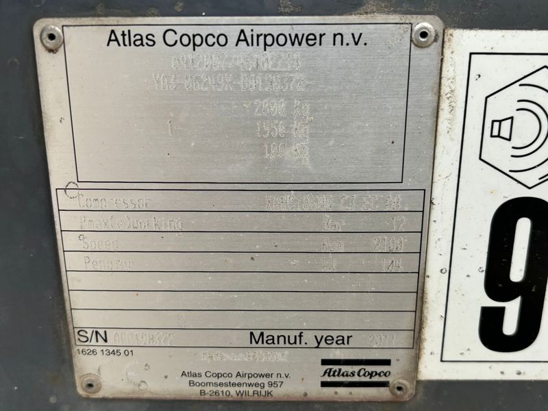 Kompresor Atlas Copco XAHS 186 - Thumbnail 5