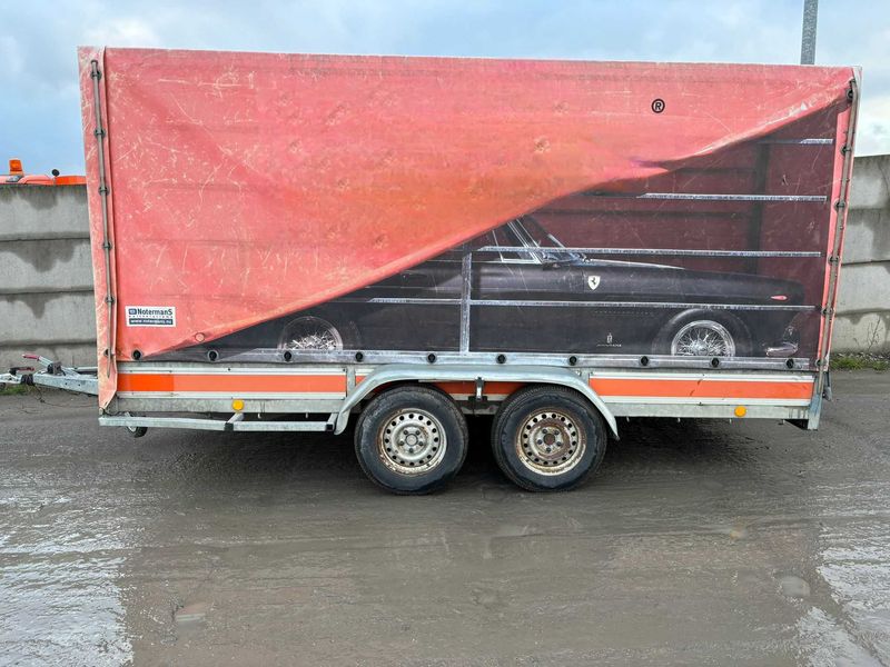 Mocna Przyczepka samochodowa ATEC A20  2500 DCM z plandeką - Thumbnail 1