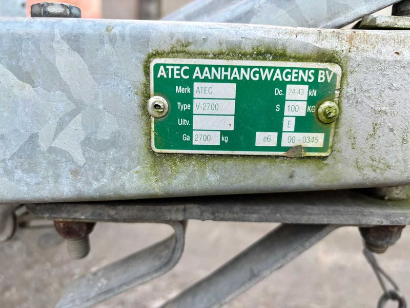 Mocna Przyczepka samochodowa ATEC A20  2500 DCM z plandeką - Photo 3